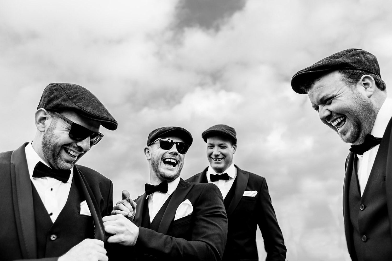 Groom preparations at a Clonabreany House wedding 