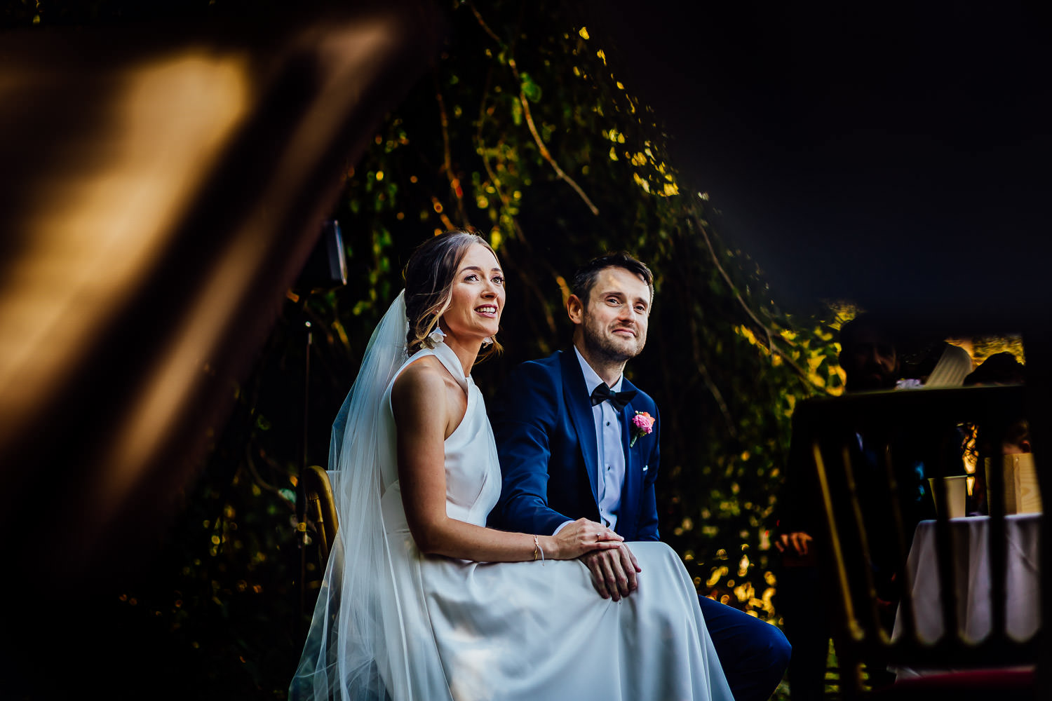 An outdoor ceremony at Bellinter House
