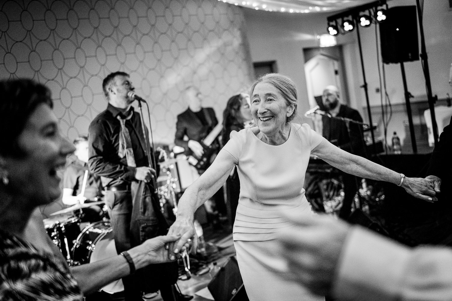 Guests dancing at a Bellinter House wedding