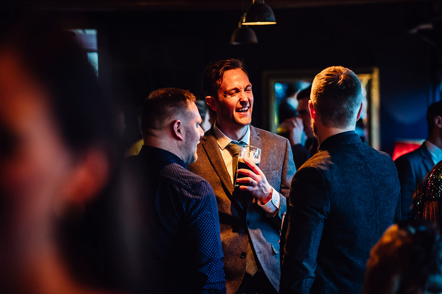 A wedding reception at Mount Druid