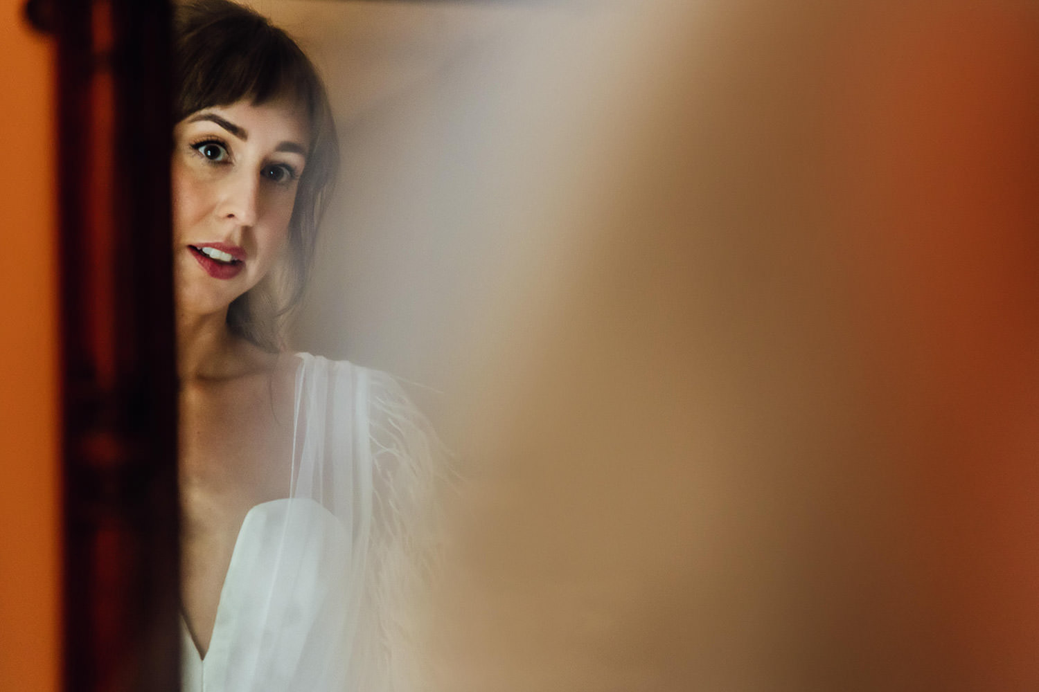 Bridal preparations at a Mount Druid wedding 